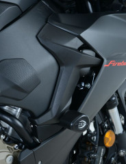 Tampons de protection marque R&G RACING Aero noir sans percage Honda CBR1000RR