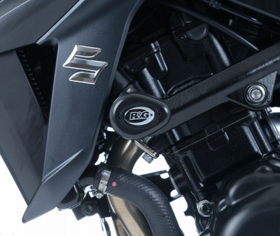 Tampons de protection marque R&G RACING Aero noir Suzuki GSX-S750