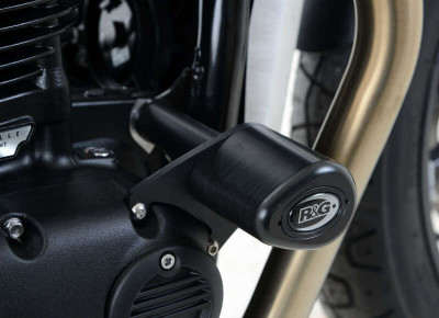 Tampons de protection marque R&G RACING Aero noir Triumph