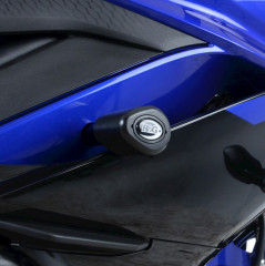 Tampons de protection marque R&G RACING Aero noir Yamaha YZF-R3
