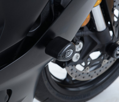 Tampons de protection marque R&G RACING Aero noir Yamaha YZF-R6