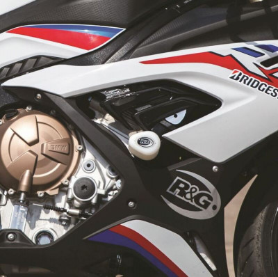 Tampons de protection marque R&G RACING Aero Race noir BMW S1000RR