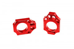 Tendeur de chaîne rouge Scar | CR 125, 250, CRF R 250, 450, CRF RX ENDURO 250, CRFX 250, 450