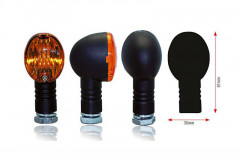 Clignotants Basic Ampoule Homologué Noir Universel Bihr