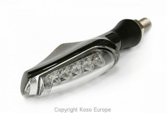 Clignotant Unlimited led noir mat KOSO