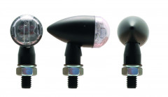 Clignotant Shell XS LED noir universel Vparts