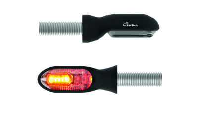 Clignotants Led petite taille en plastique ABS noir Lightech | TMAX 560, TMAX TECH MAX 560
