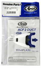 Ventilation supérieure avant marque Arai Air Conductor Front-2 diamond blanc