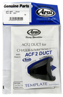 Ventilation supérieure avant marque Arai Air Conductor Front-2 noir