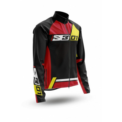 Veste S3 Collection 01 noir/rouge XS