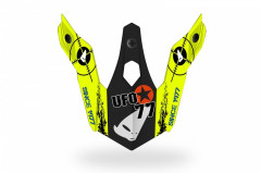 Visière marque UFO Bomber gris/rouge/jaune/bleu