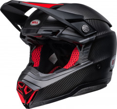 Casque cross BELL Moto-10 Spherical - Satin/Gloss Black/Red taille XL