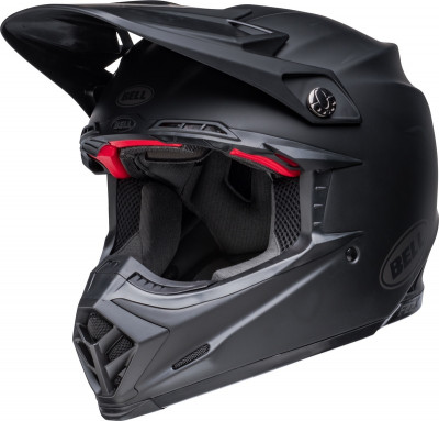 Casque cross BELL Moto-9s Flex Solid - Noir mat taille XS