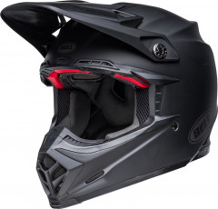 Casque cross BELL Moto-9s Flex Solid - Noir mat taille XXL