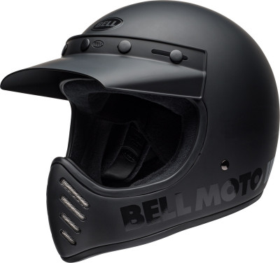Casque cross BELL Moto-3 Classic - Blackout Mat/Brillant taille XS