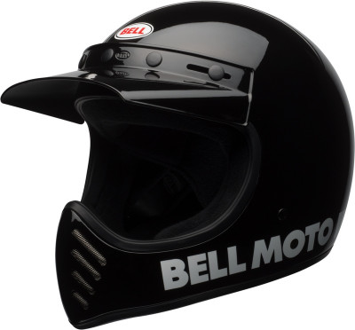 Casque cross BELL Moto-3 Classic - Noir brillant taille M