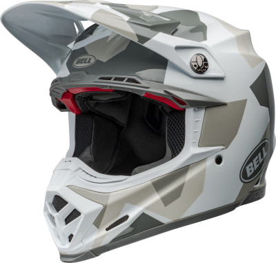 Casque cross BELL Moto-9S Flex - Rover Gloss White Camo taille XL