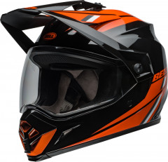 Casque cross BELL MX-9 Adventure MIPS - Alpine Gloss Black/Orange taille L