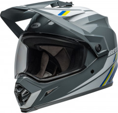 Casque cross BELL MX-9 Adventure MIPS - Alpine Gloss Charcoal/Silver taille S