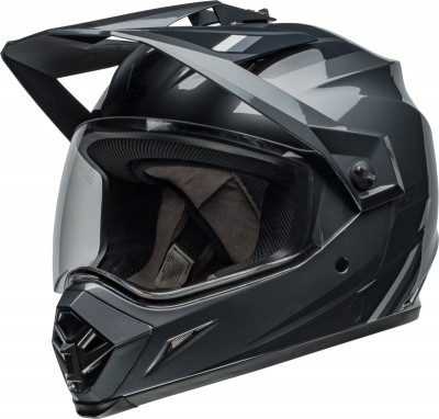 Casque cross BELL MX-9 Adventure MIPS - Alpine Gloss Charcoal/Silver taille XXL