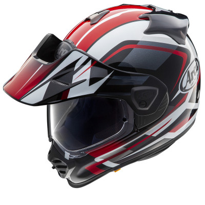Casque cross ARAI TOUR-X5 Discovery - rouge taille L