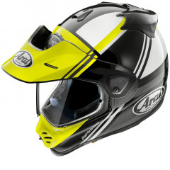 Casque cross ARAI TOUR-X5 Cosmic - jaune fluo taille L
