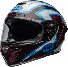 Casque intégral BELL Race Star DLX Flex - Xenon Gloss Red/Silver taille S