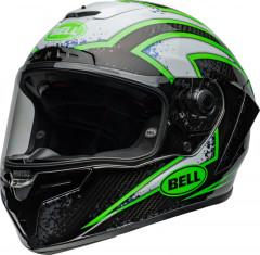 Casque intégral BELL Race Star DLX Flex - Xenon Gloss Black/Kryptonite taille M