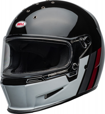 Casque intégral BELL Eliminator - GT Gloss Black/White taille S