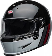 Casque intégral BELL Eliminator - GT Gloss Black/White taille S