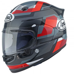 Casque intégral ARAI QUANTIC Abstract - rouge taille XL