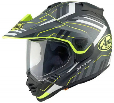 Casque cross ARAI TOUR-X5 Trail - jaune taille XL
