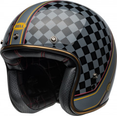 Casque jet BELL Custom 500 - RSD Wreakers Gloss Black/Gold taille XL