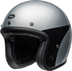 Casque jet BELL Custom 500 - Chassis Gloss Silver Black taille XL
