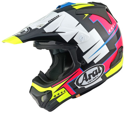 Casque cross ARAI MX-V EVO Battle - Jaune taille S