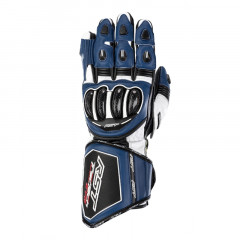 Gants moto RST TracTech Evo 4 cuir - bleu/blanc/noir taille M