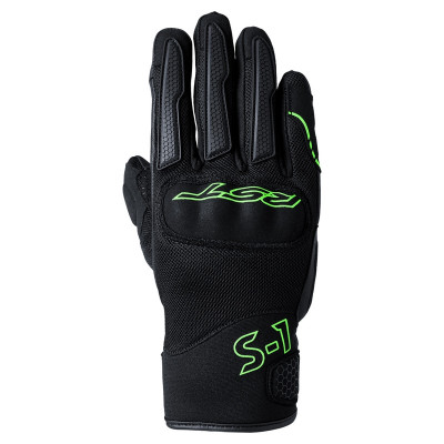 Gants moto RST S-1 mesh homme CE - vert fluo taille M