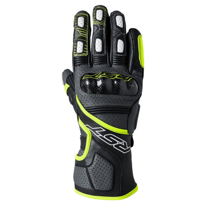 Gants moto RST Fulcrum homme CE - jaune fluo taille M