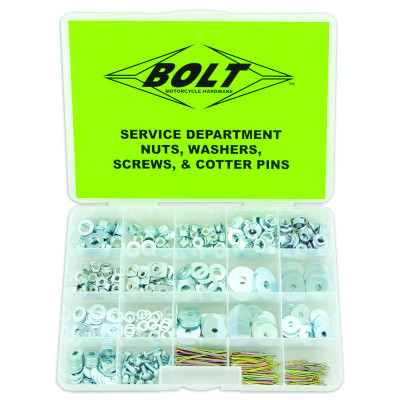 Coffret écrous - rondelles - vis - goupilles Bolt universel