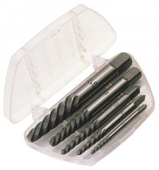 Coffret extracteur de vis Draper acier carbone 5 pcs 3 à 18mm