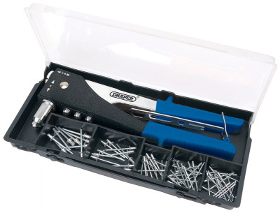 Coffret pince à riveter Draper et rivets aluminium