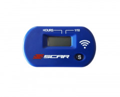 Compteur d'heure sans-fil bleu Scar