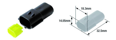 CONNECTIQUE 070WP MALE TYPE 070WP / 1,80MM / 2V