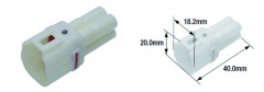 CONNECTIQUE 090WP FEMELLE TYPE 090WP / 2,30MM / 6V
