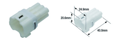 CONNECTIQUE 090WP FEMELLE TYPE 090WP / 2,30MM / 6V