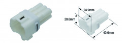 CONNECTIQUE 090WP FEMELLE TYPE 090WP / 2,30MM / 6V