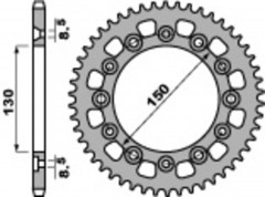 Couronne 41 Dents Standard 4308 - 520 PBR | Motocross, Moto HONDA