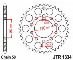 Couronne Standard 42 Dents JT Sprockets | Moto HONDA