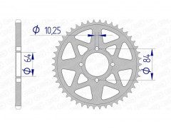 Couronne 40 dents alu ultra-light 15310 - 520 Afam | SUZUKI QUADSPORT LTZ 400