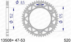 Couronne aluminium Ultra-Light anti-boue 13508 - 520 Afam | Motocross YAMAHA